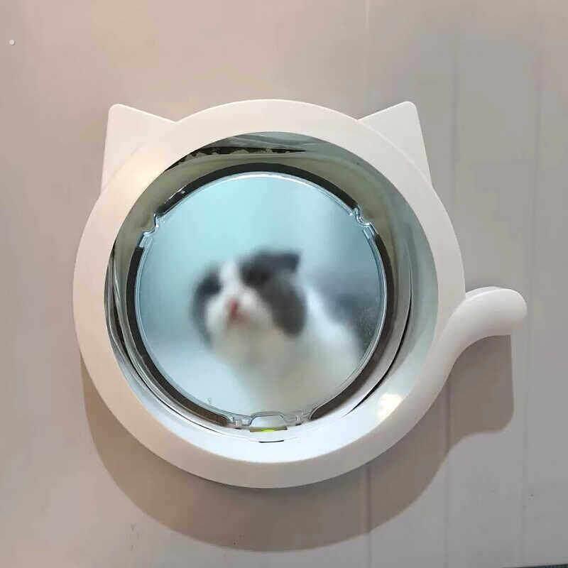 德国猫门自由出入门洞宠物猫咪小狗狗进出门可控制出入方向宠物门