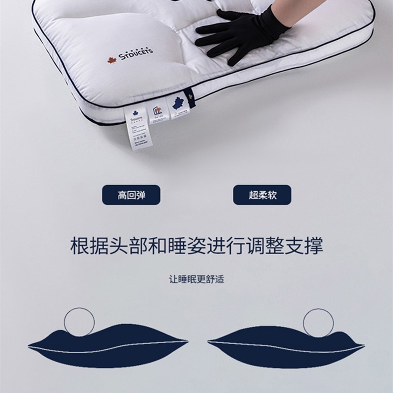 软管枕颈椎枕专用PE颈乐枕单个装护颈定型枕头男椎助睡眠枕芯家用