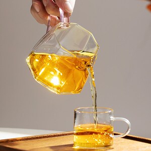 一品仟堂 玻璃公道杯茶海分茶器加厚耐高温泡茶透明公杯茶具配件