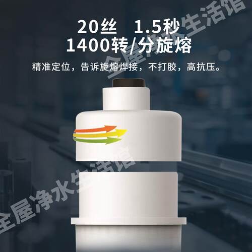 苏尔滤芯10寸美式2分快接滤芯PP棉UDF前置炭CTO烧结炭T33后置炭