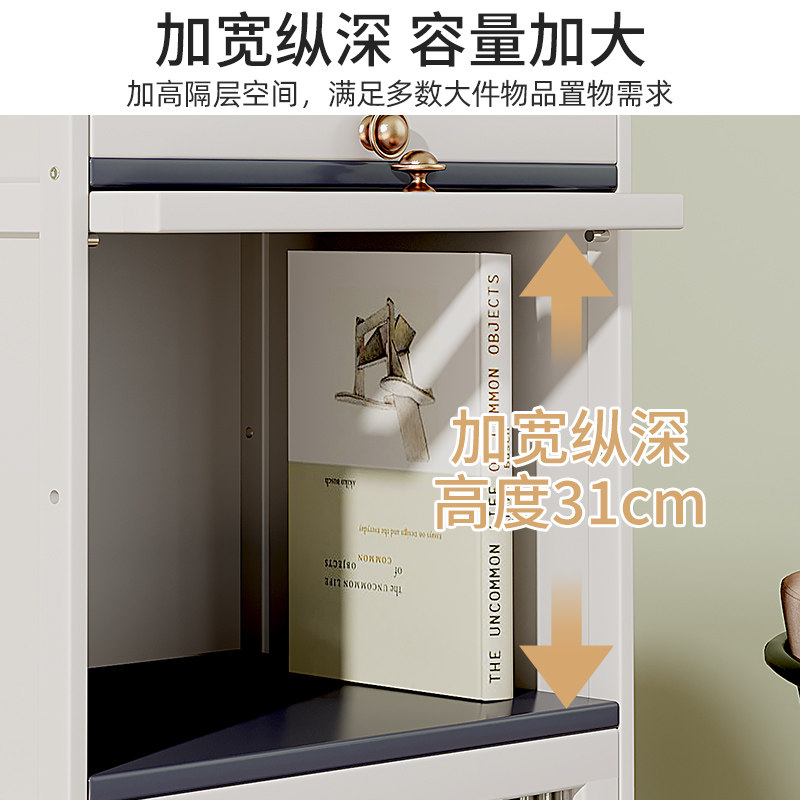 儿童书柜立柜窄实木防尘家用卧室客厅夹缝置物楼梯下储物书架靠墙