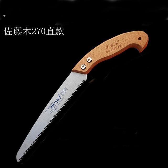 佐藤木手锯盆景工具园艺锯子小巧省力户外切割三面钢材锯齿台湾口图片