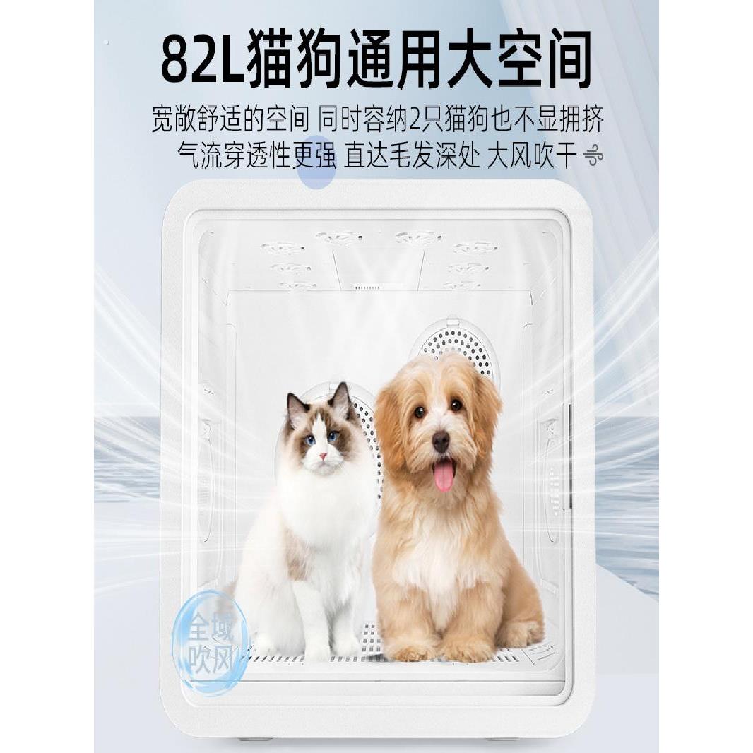 宠物烘干机家用狗猫通用自动洗澡吹毛神器柯基大容量空间双风智能