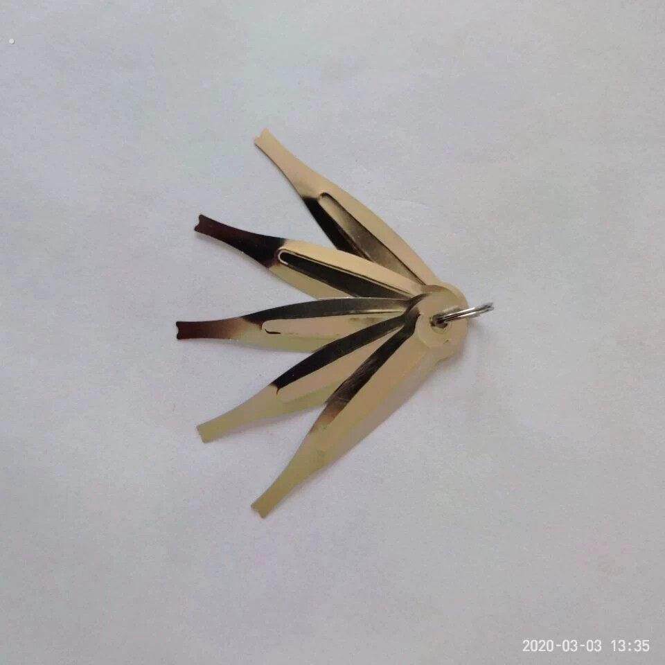 特级超硬不锈钢牙签0.1厚度片状可弯曲剔牙神器可重复使用便携式