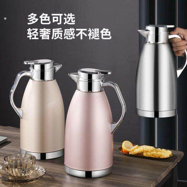 304不锈钢保温壶家用商用餐厅饭店水壶茶楼茶壶大容量真空罗马壶