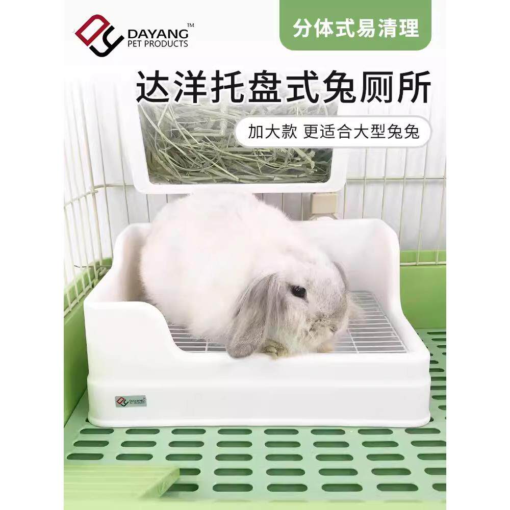 大阳兔坐便器分体式大便盆防溢反翻固定尿壶宠物用品