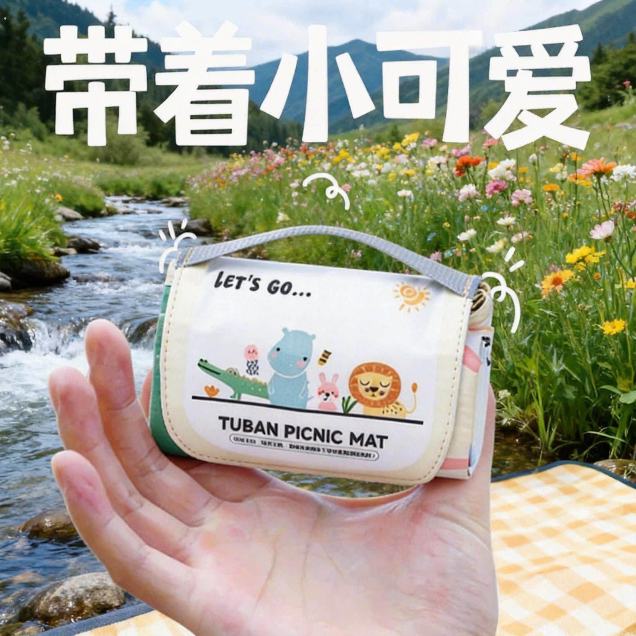露营垫草坪户外地垫子防行水潮加厚帐篷可携式海滩餐垫迷你野餐旅