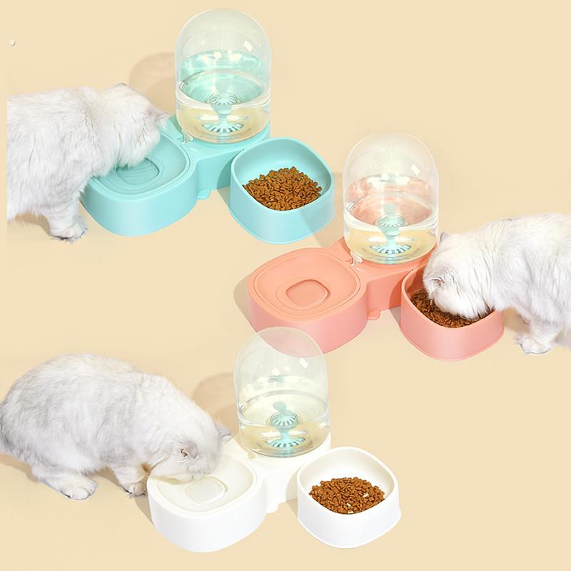 派可为猫咪喂食饮水机流动不插电宠物狗狗自动饮水神器猫碗易清洁