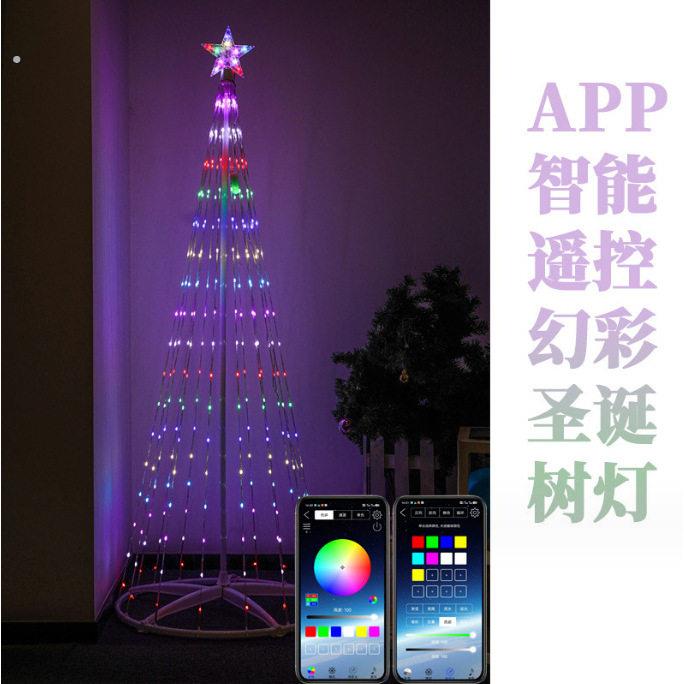 厂家圣诞节装饰品树造型灯摆件落地大型发光场景布置氛围商场酒店