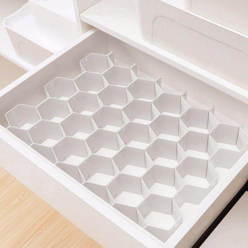 袜子抽屉分隔板衣柜内衣裤蜂窝分格片蜂巢格子分割隔断盒收纳神器