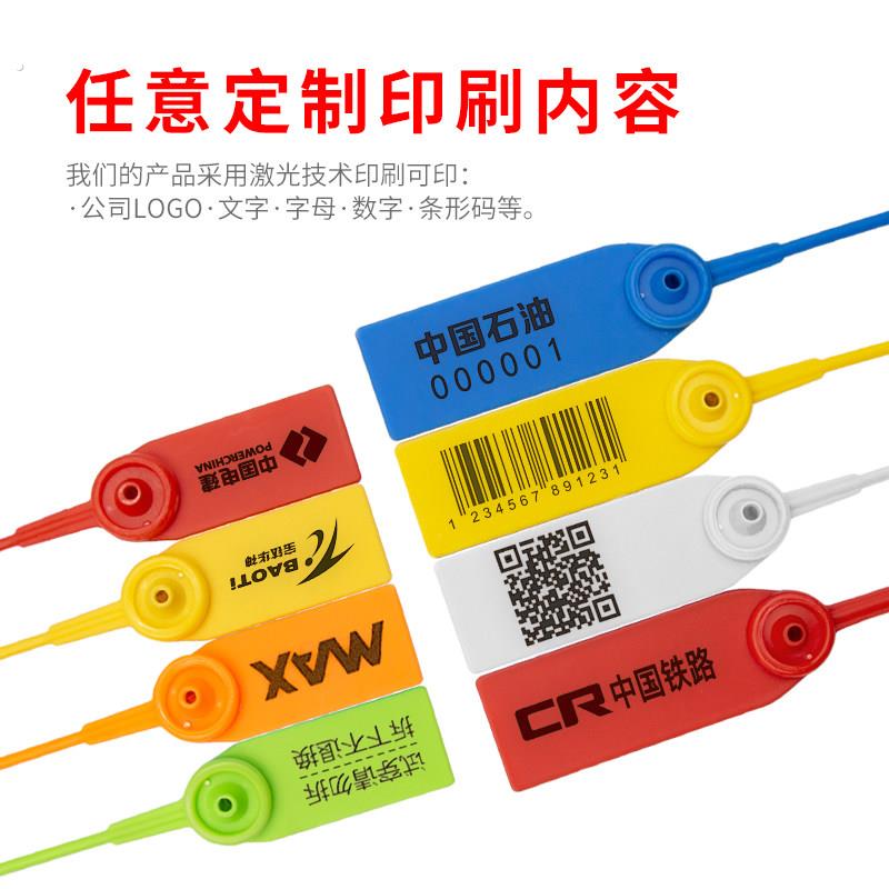 一次性标签园林扎带塑料铅封塑料封条集装箱封条油罐车封条施封锁