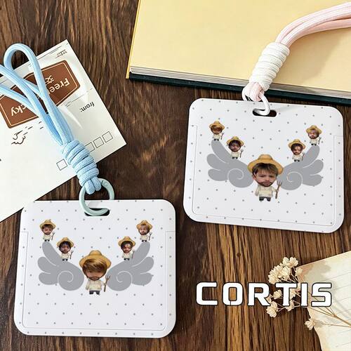 cortis横版可爱滑盖防刮证件卡套