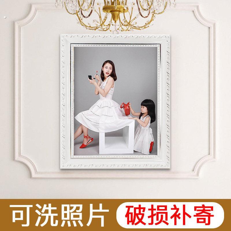 婚纱照放大挂墙相框贴卧室免打孔结婚冲洗制作洗照片做成摆台定制