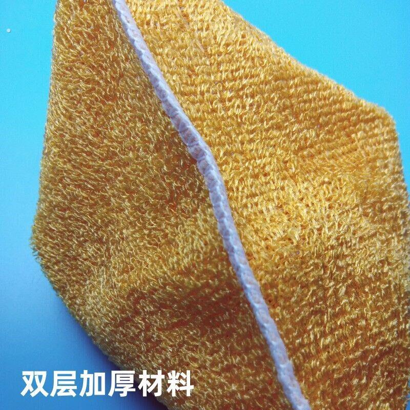 双层竹炭纤维抹布厨房洗碗布不沾油洗碗巾不掉毛洗碗帕擦布百洁布