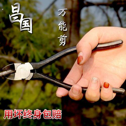 昌国专业盆景制作工具水口剪斜口剪随手剪可剪盆景枝条铝丝