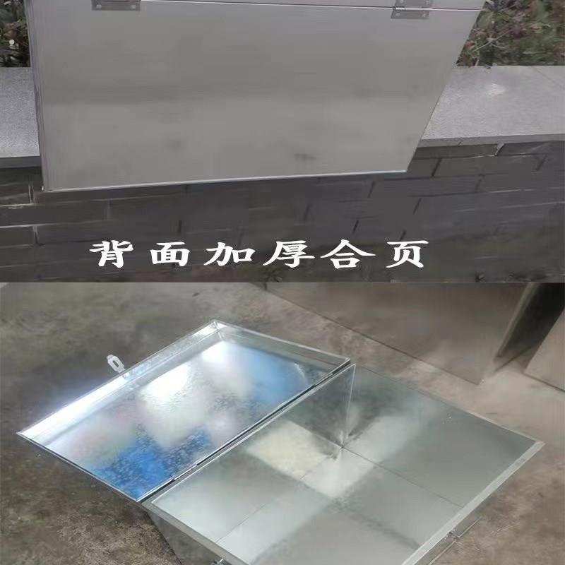 镀锌白铁皮箱子铁盒子储物箱整理箱家用收纳箱定做工具箱防雨户外