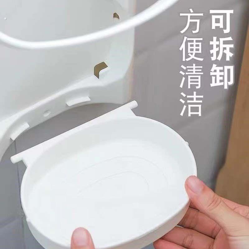 免打孔雨伞架家用门口壁挂日式沥水盘教室用收纳层架长短通用放伞