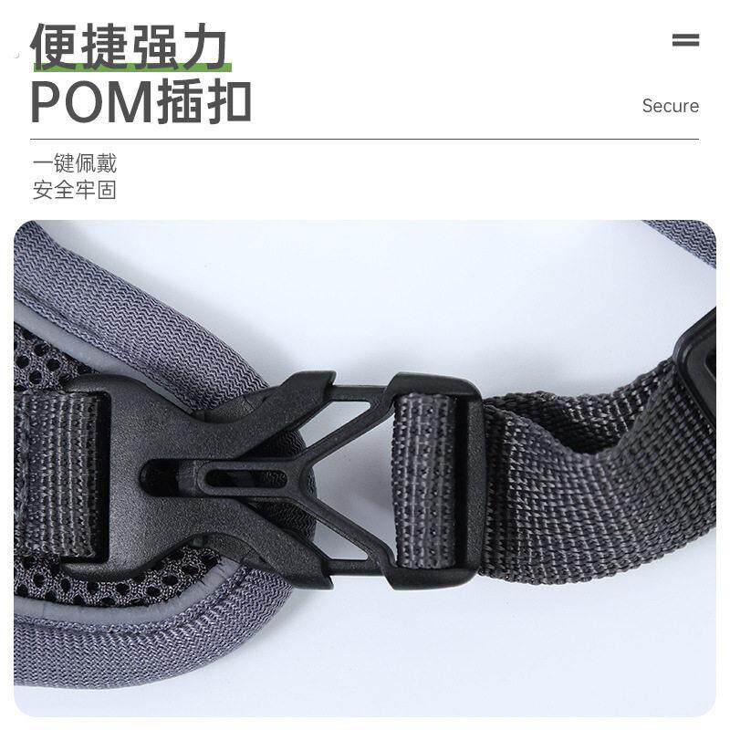 背心式猫咪牵引绳反光宠物胸抱婴袋中小型犬牵引绳防挣脱透气遛猫
