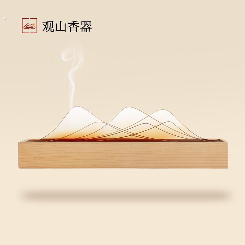 观山香器线香香薰炉卧香盒香插香座茶道摆件创意生日礼物礼品定制