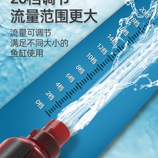 博特鱼缸循环泵超静音变频水泵循环过滤系统器潜水泵小型抽水泵