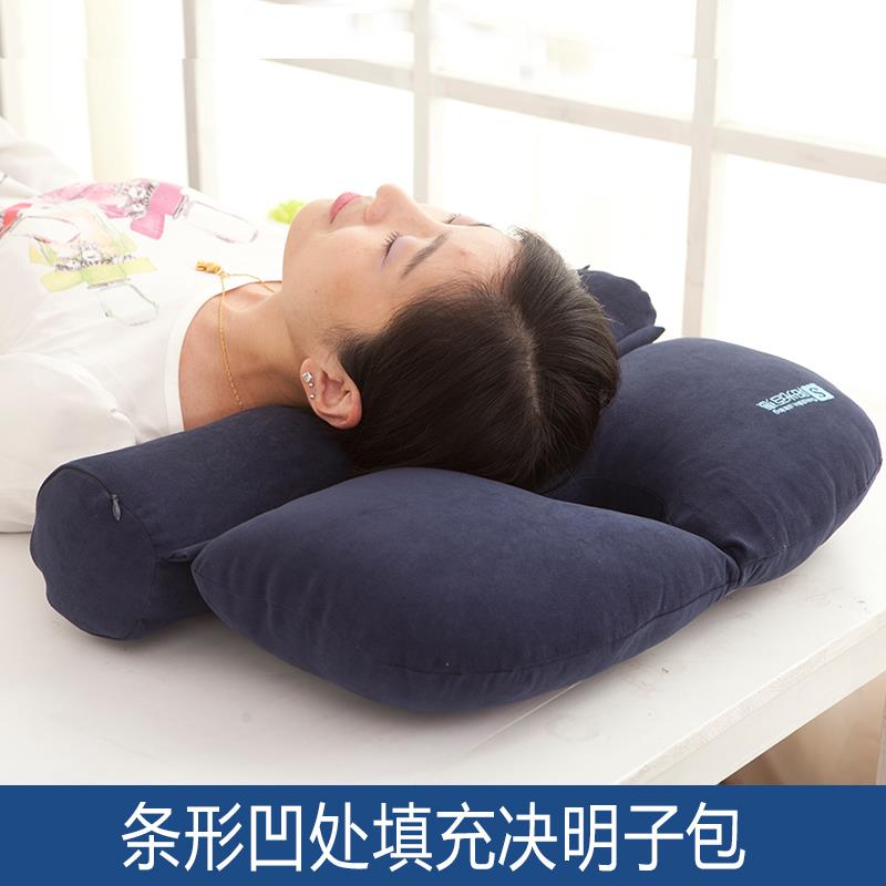 颈椎枕头枕芯荞麦皮护颈枕成人学生颈椎单人睡觉长款睡眠枕整头夏