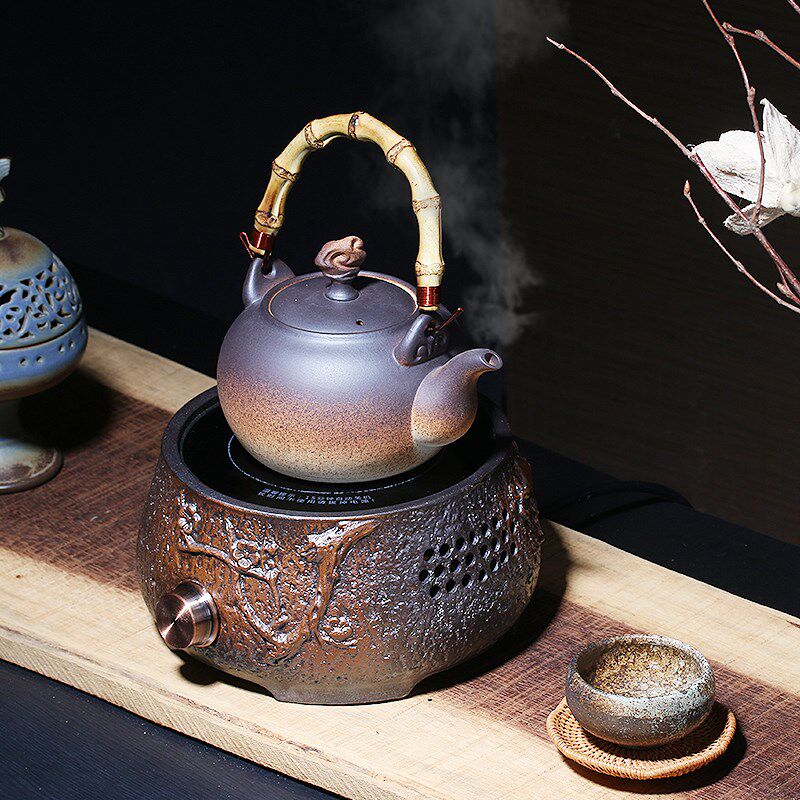 功夫茶炉大功率电陶炉陶铁壶温茶器静音磁炉陶土白茶煮茶家用烧水