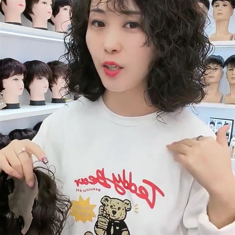假发女片头顶假发片真发发顶补发隐形轻薄款增发量中年女士补发片