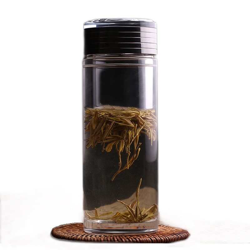 东海原矿高端水晶杯主人杯盖杯办公茶杯天然原石全手工茶具礼品