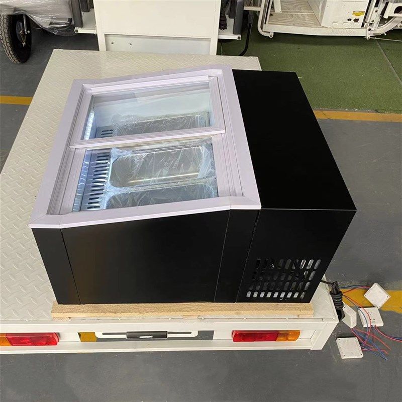 放吧台式冰淇淋展示柜商用自助餐嵌入式挖球硬冰激凌柜冷冻柜小型