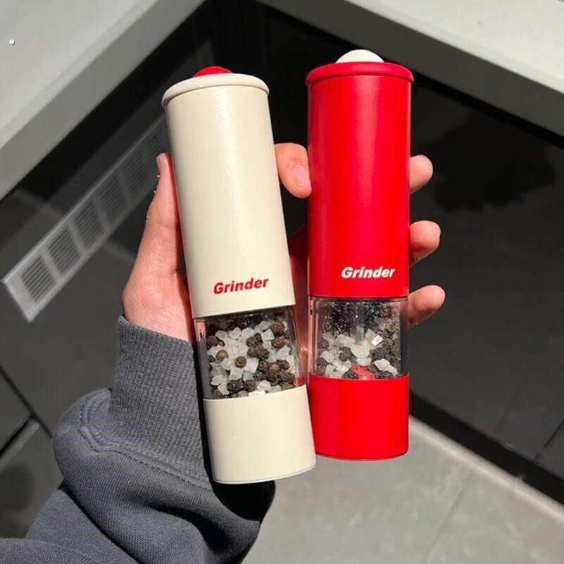 电钻头黑白胡椒粒粉研磨器神器煎牛排义大利面手动海盐磨盐器高级