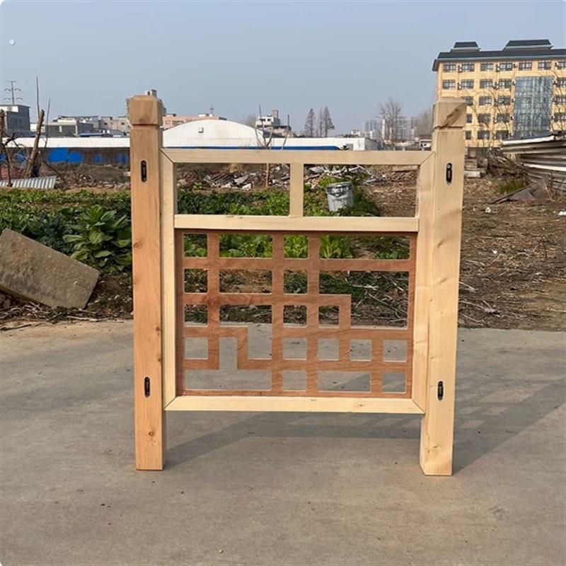 新款婚庆新中式木质栅栏路引婚礼布置实木复古围栏装饰鹊桥道具