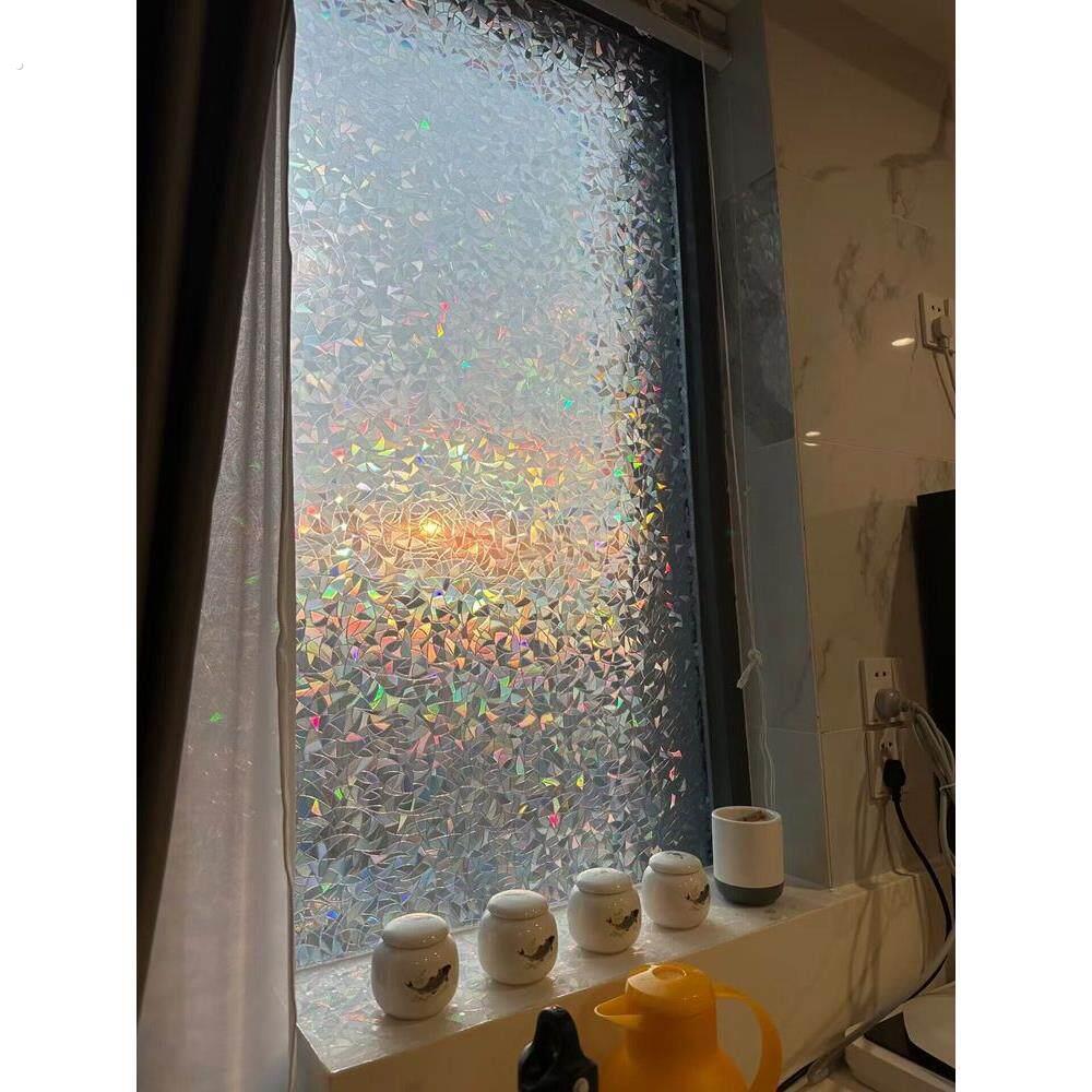 洗澡玻璃贴纸外面看不见窗纸防隐私防窥透光不透人玻璃膜磨砂装饰