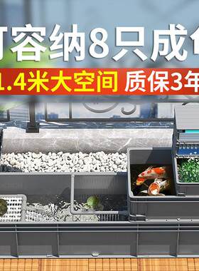 乌龟饲养缸生态周转箱养龟专用大型过滤系统沼泽龟池养殖箱混养