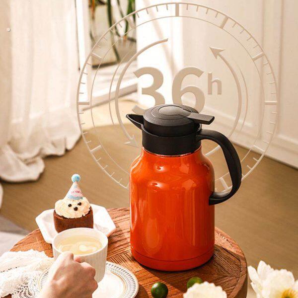 304不锈钢保温壶商用餐厅焖茶壶家用大容量闷泡壶茶水分离热水壶