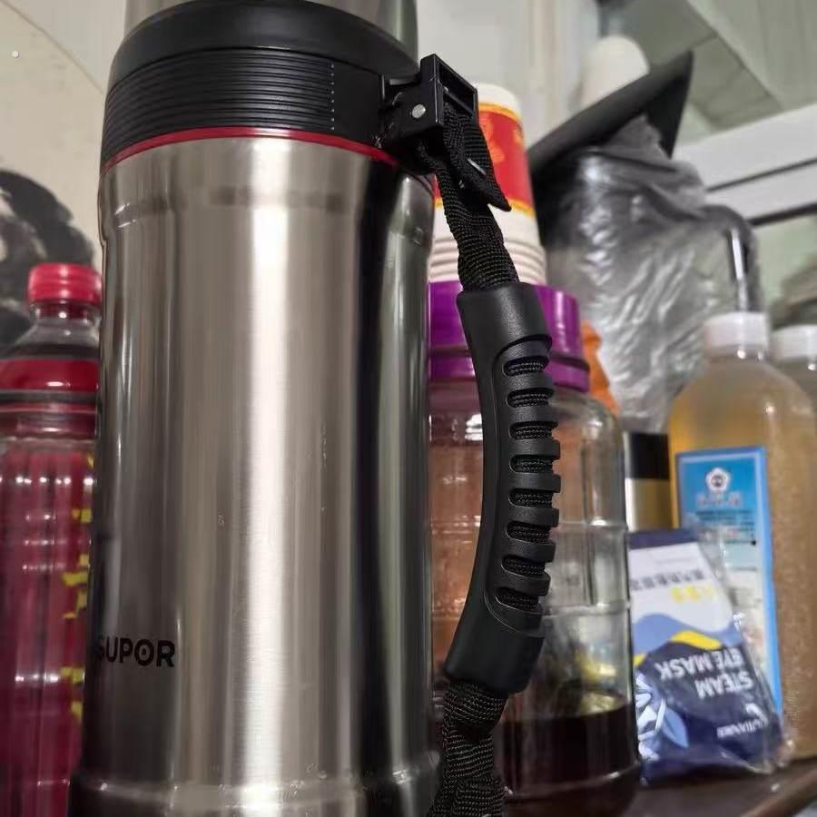 车载保温壶配件把手茶杯替换提手保温杯通用杯把手万能型旅行保杯