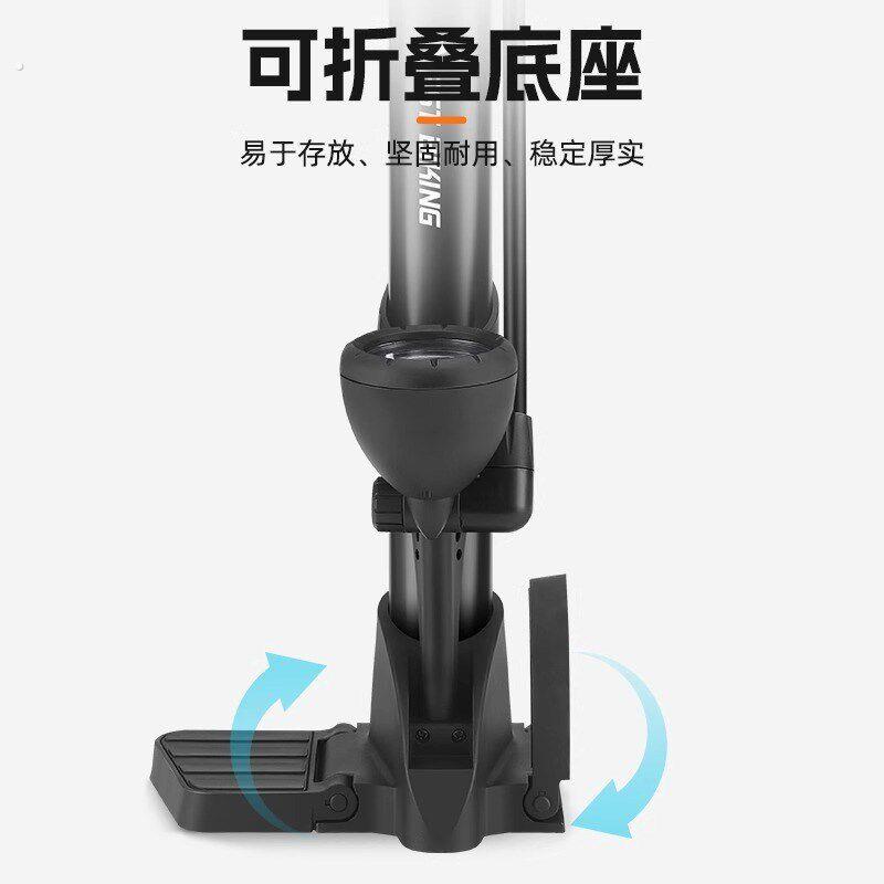精品西骑者自行车打气筒家用便携多功能高压充气泵山地车公路车充