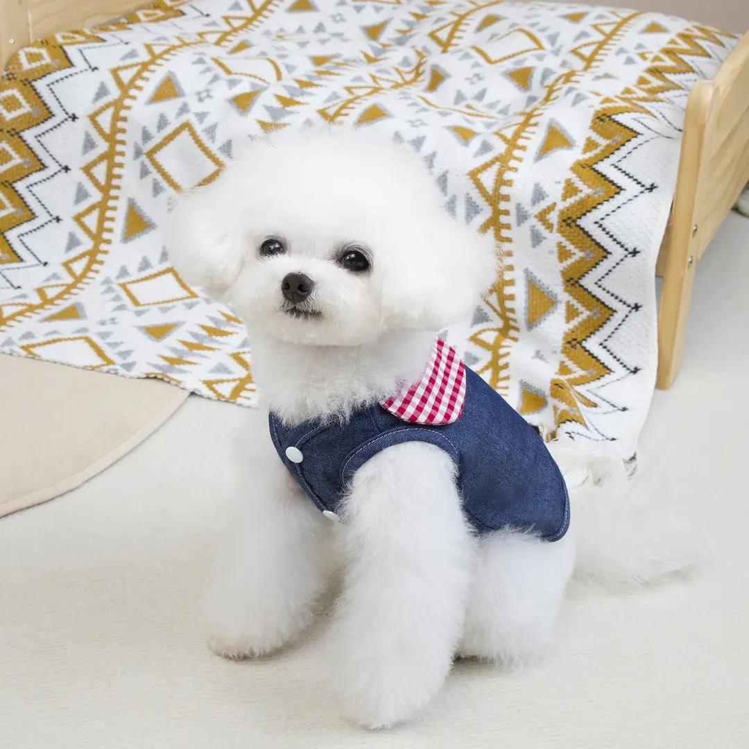 宠物衣服春夏小狗服装猫衣服宠物服装小型犬衣服25娃娃领胸背