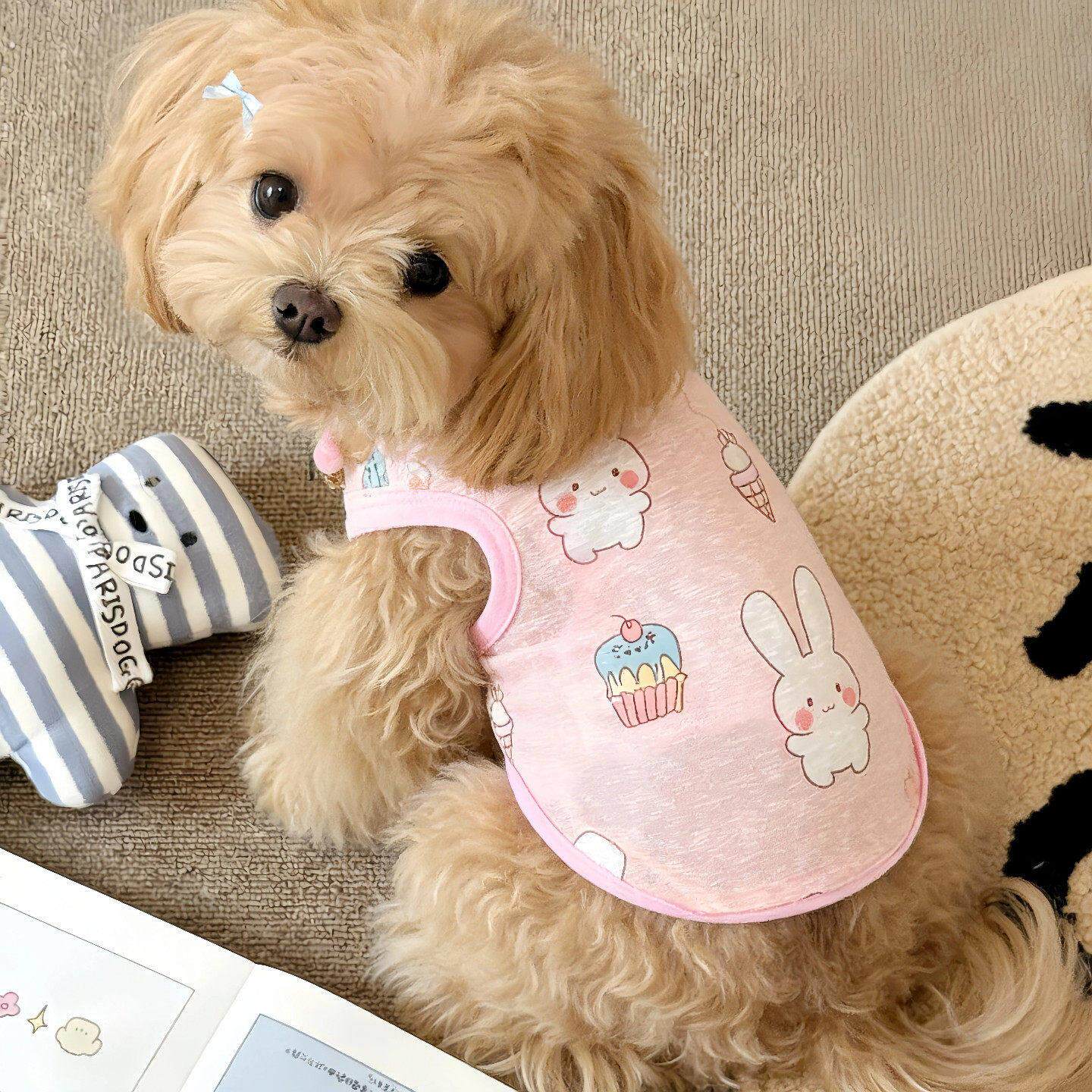 狗狗凉凉衣狗狗衣服薄款宠物衣服春装防掉毛背心夏天遛狗防脏神器