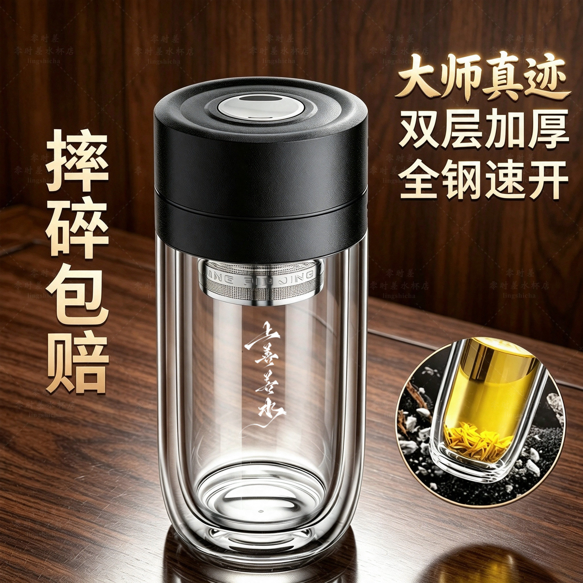 新款升级黑武士鹅蛋杯一键速开