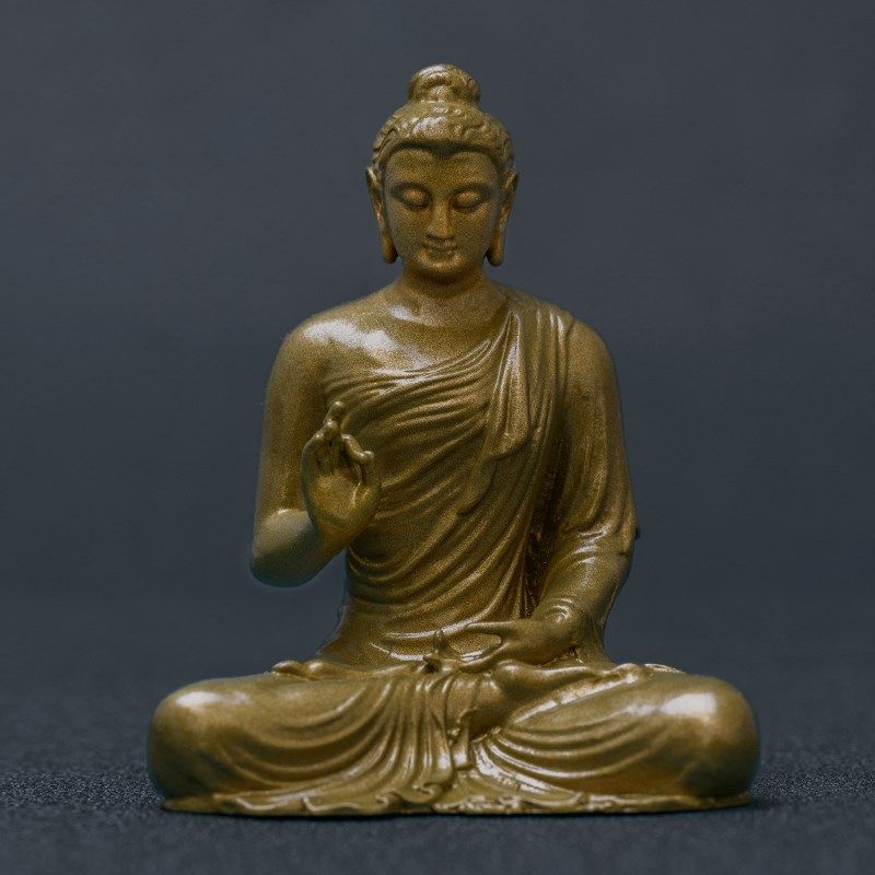 药师佛三宝佛佛像一套摆件家用供奉小随身佛禅意茶空间装饰品