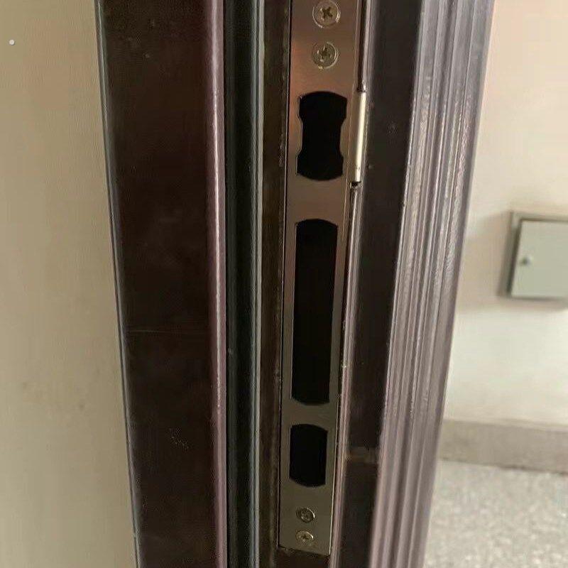 房门防盗门锁老式大全大门木门挡板锁槽修复导向片框片片锁具门框