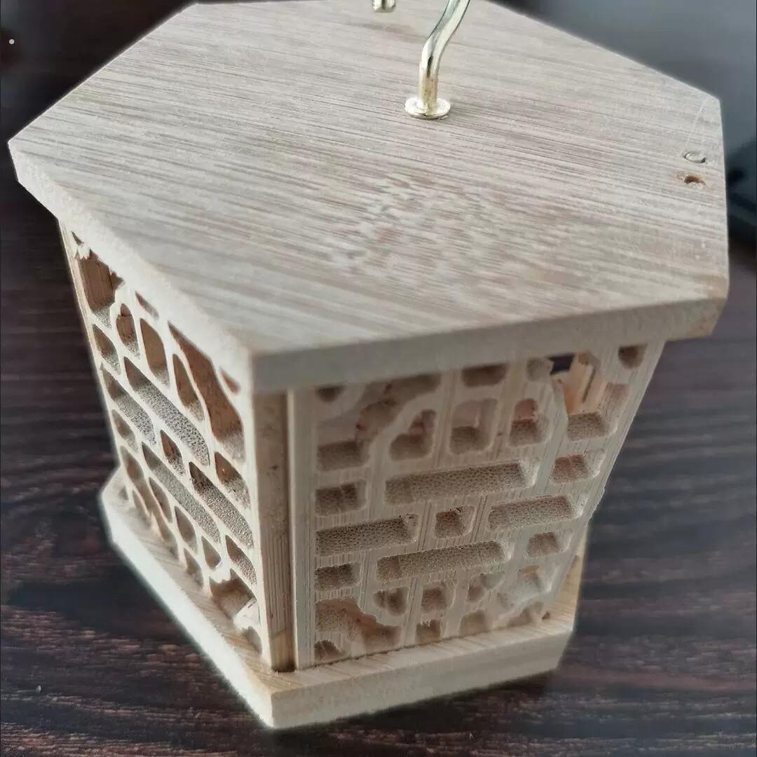 蝈蝈笼子精品竹子雕刻蝈蝈笼宝塔1010蝈蝈笼子精品竹子制品