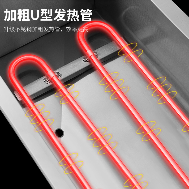 商用电炸炉多功能大容量油炸锅定时油条机炸串锅台式炸油条专用锅