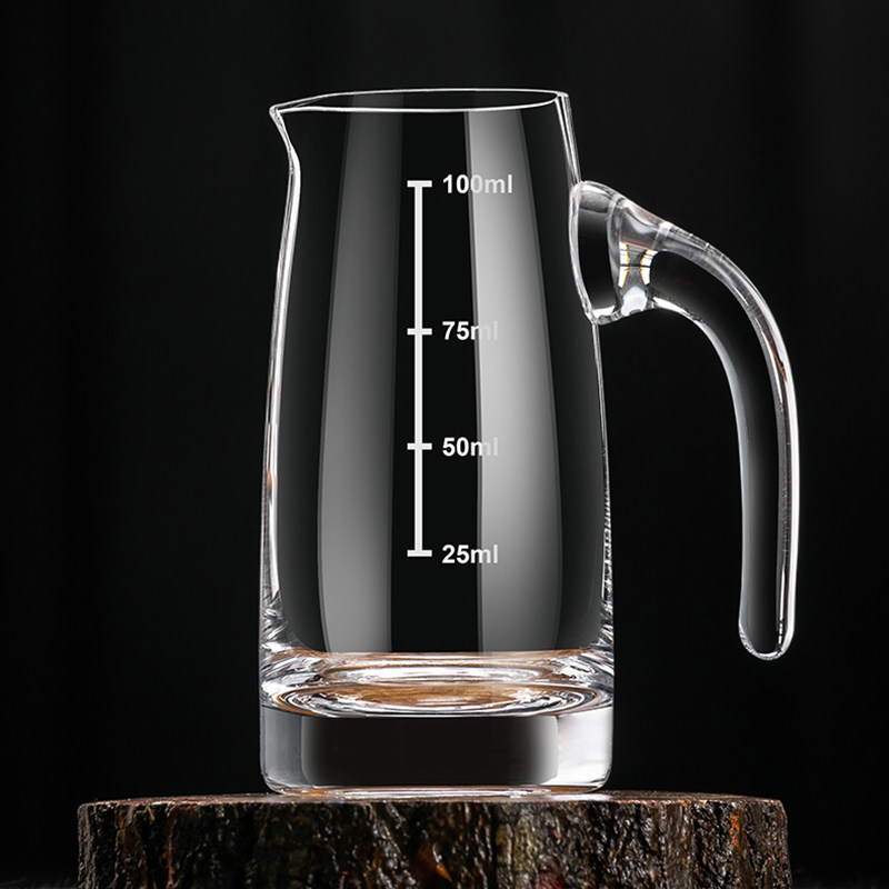 高颜值白酒杯分酒器套装水晶玻璃家用小号酒杯一口杯高档高端酒具