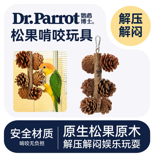 鹦鹉啃咬玩具解压解闷鸟磨嘴磨牙