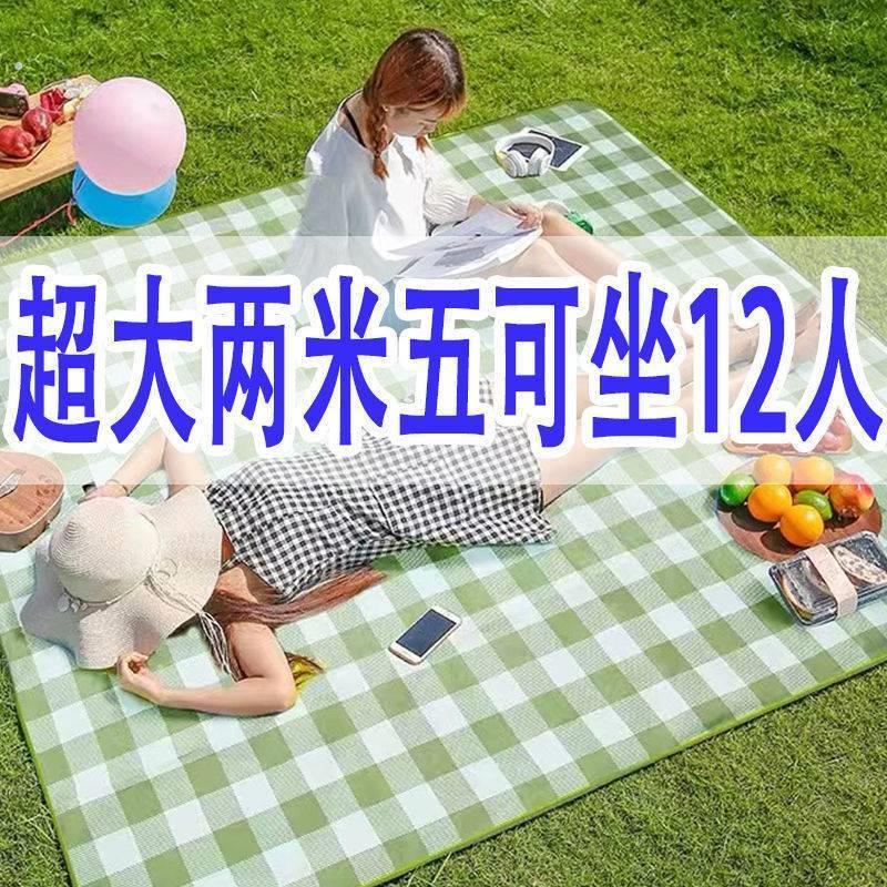 野餐布垫防水户外地垫防沙加厚防潮便携式可折叠春游宝宝爬行四季