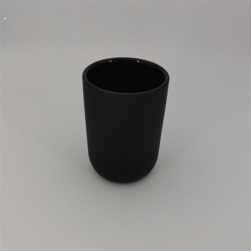 简约日式风陶瓷磨砂漱口杯牙缸家用创意刷牙杯情侣洗漱杯子置物架