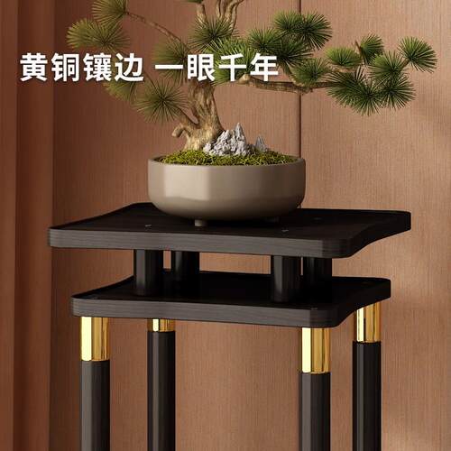实木中式花架2025新款客厅落地式置物架室内花台阳台多层花盆托架