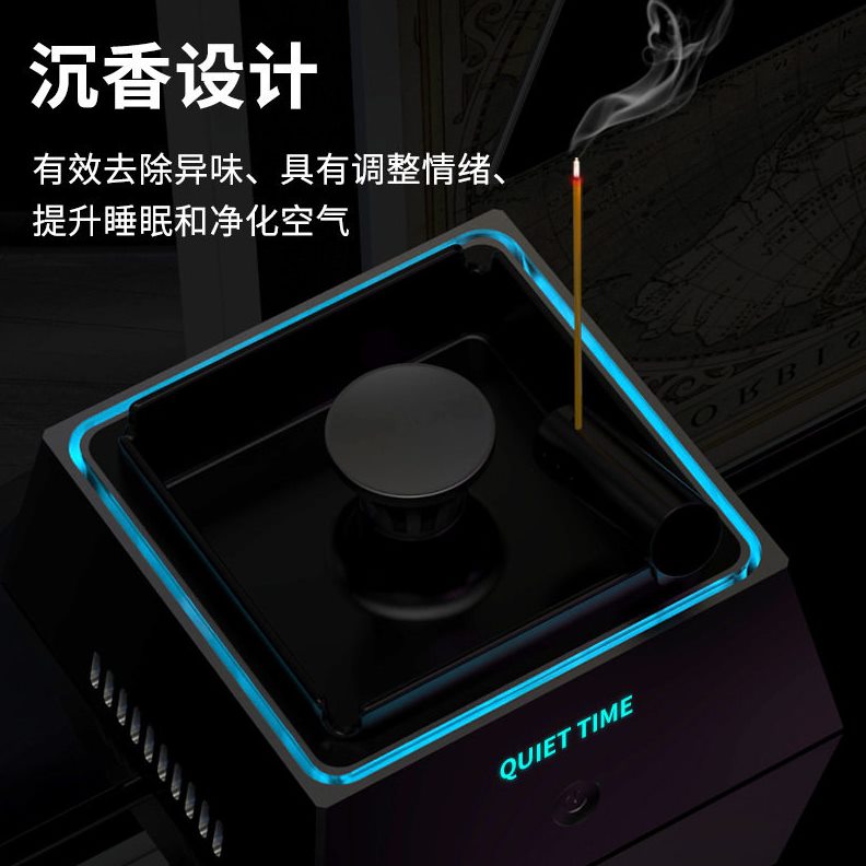 直销新品爆款灰缸净化器智能多功能家用赠礼品负离子空气净化器