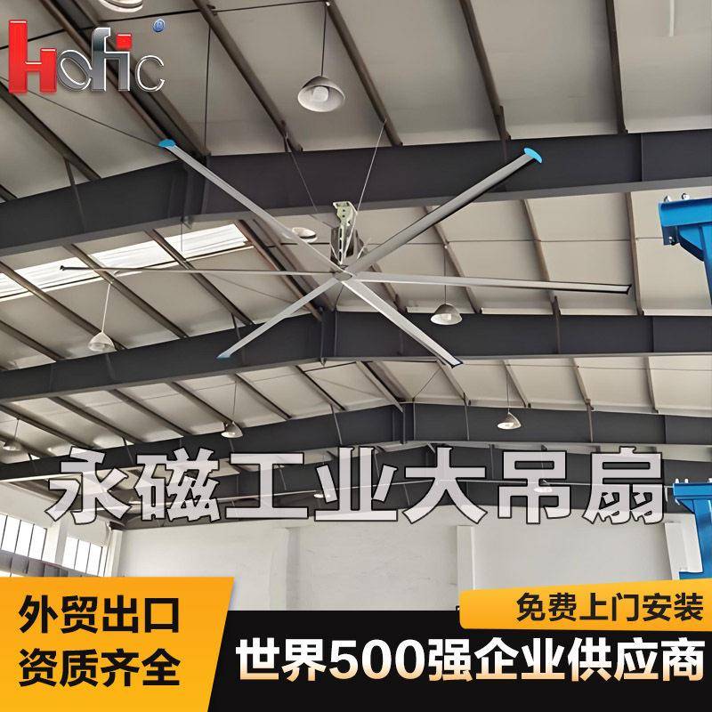 汽车4S店工业大吊扇大型展厅降温低噪音大风量仓库车间工业大吊扇